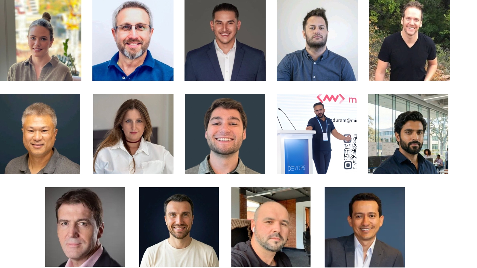 headshots of exerts quotes on differences in cloud cost optimization at 50-person vs 5,000-person companies