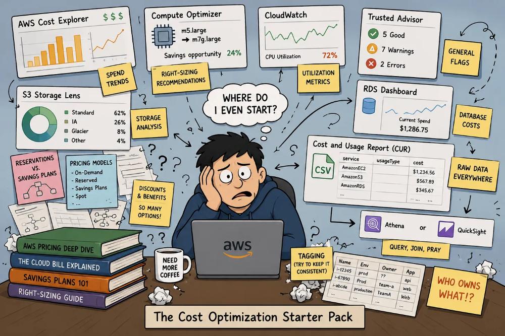 Comic - your AWS data is all over the place